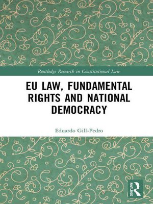 cover image of EU Law, Fundamental Rights and National Democracy